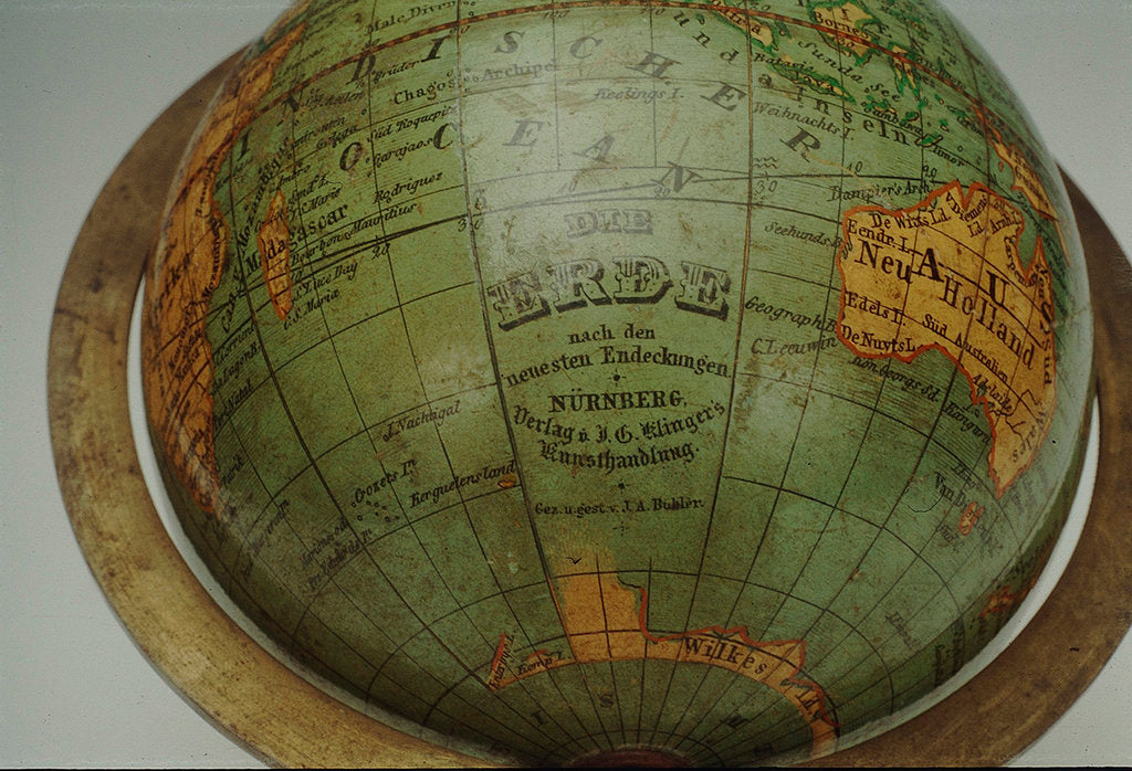 Detail of Inscription in Indian Ocean by J G Klinger
