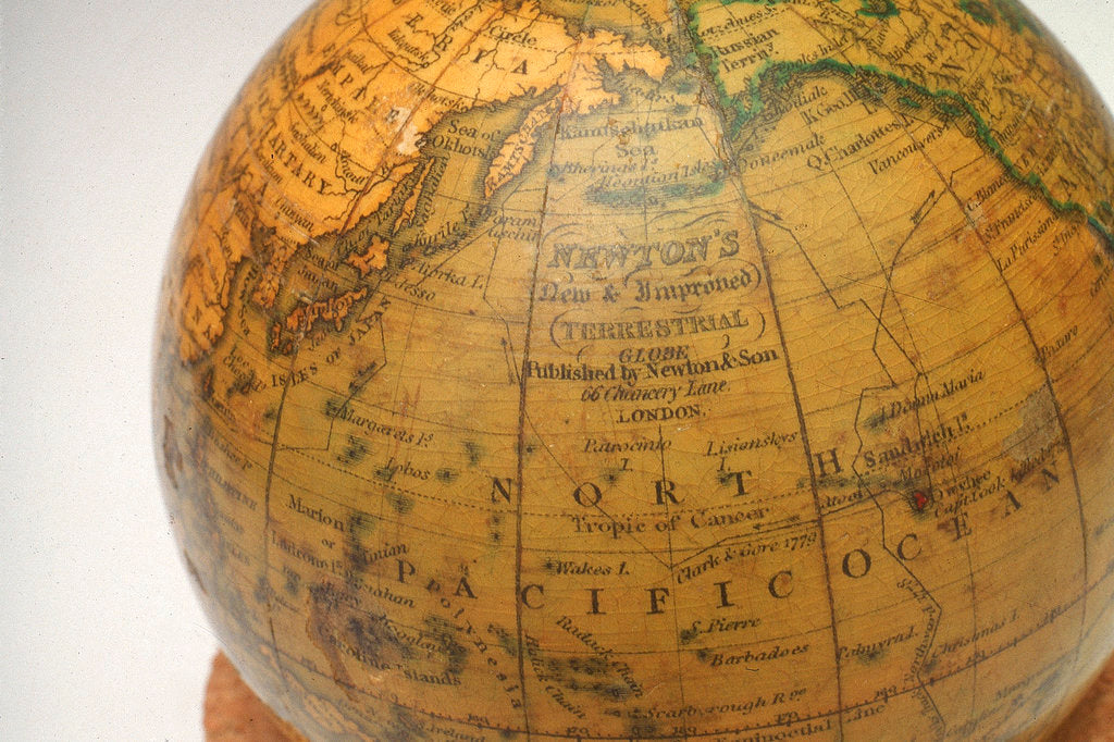 Detail of Inscription in North Pacific Ocean by Newton & Co.