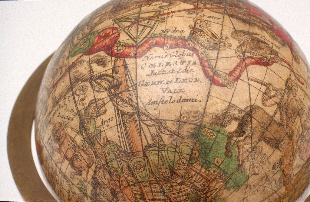 Detail of Inscription and meridian ring by Gerard Valk
