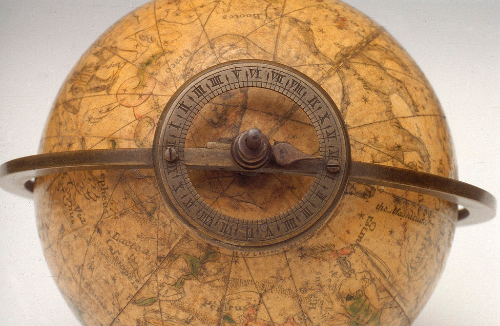 Detail of Hour circle with pointer by John Senex