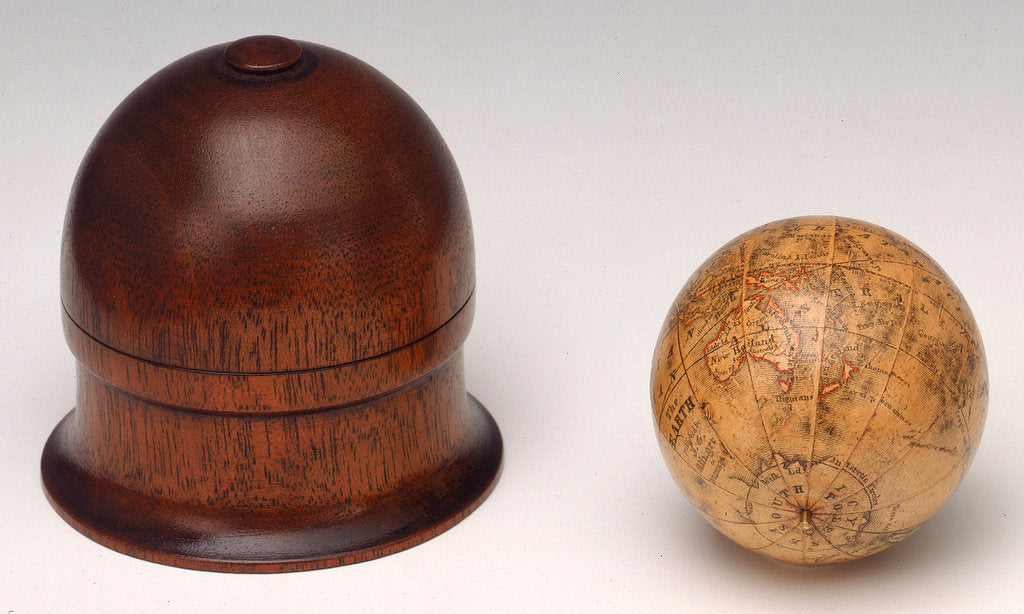 Detail of Sphere and case by Johann Georg Klinger