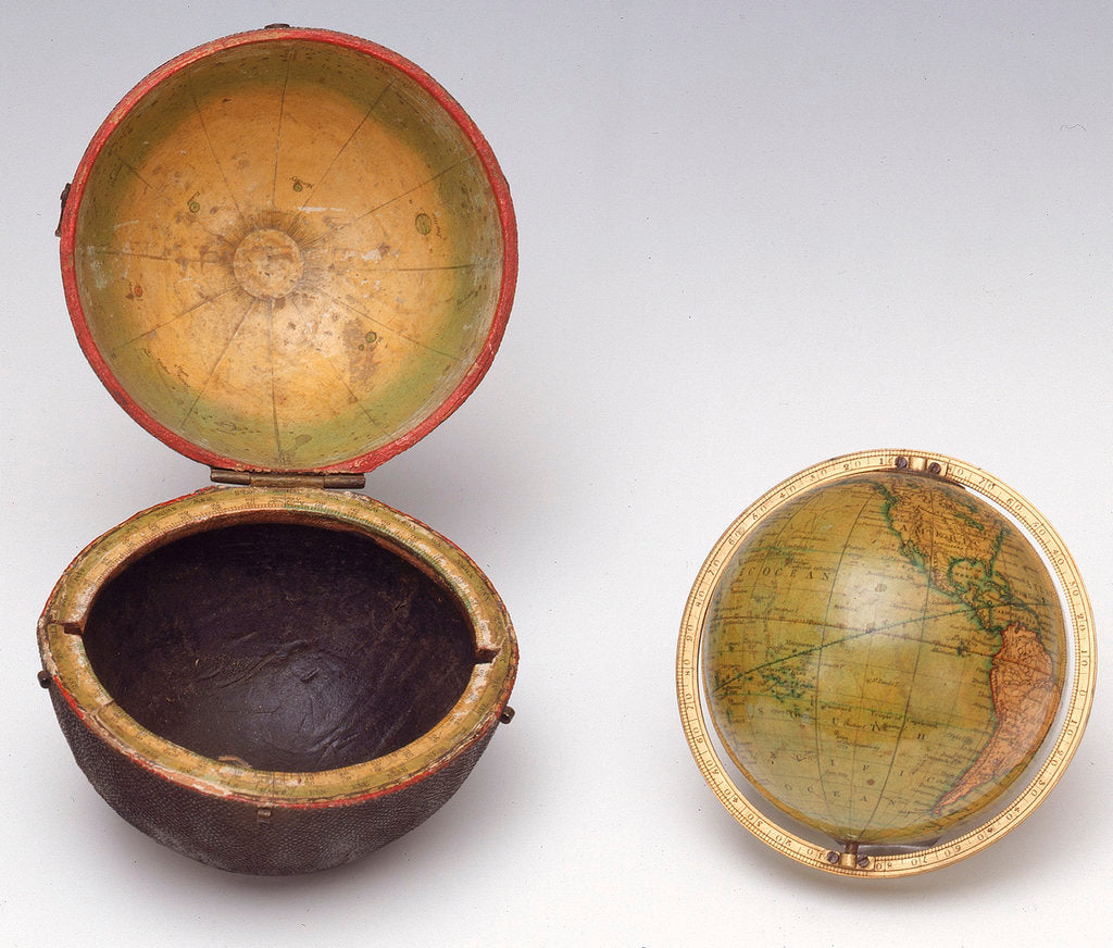 Detail of Sphere and case by Newton Son & Berry