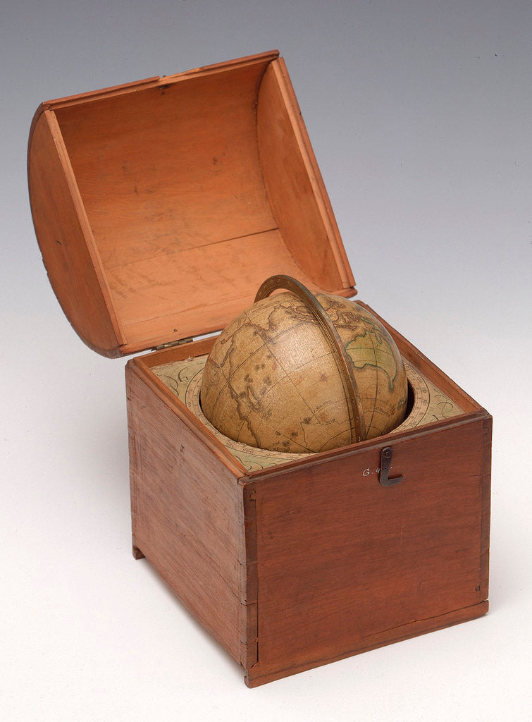 Detail of Sphere and box by Landes Industrie Comptoir