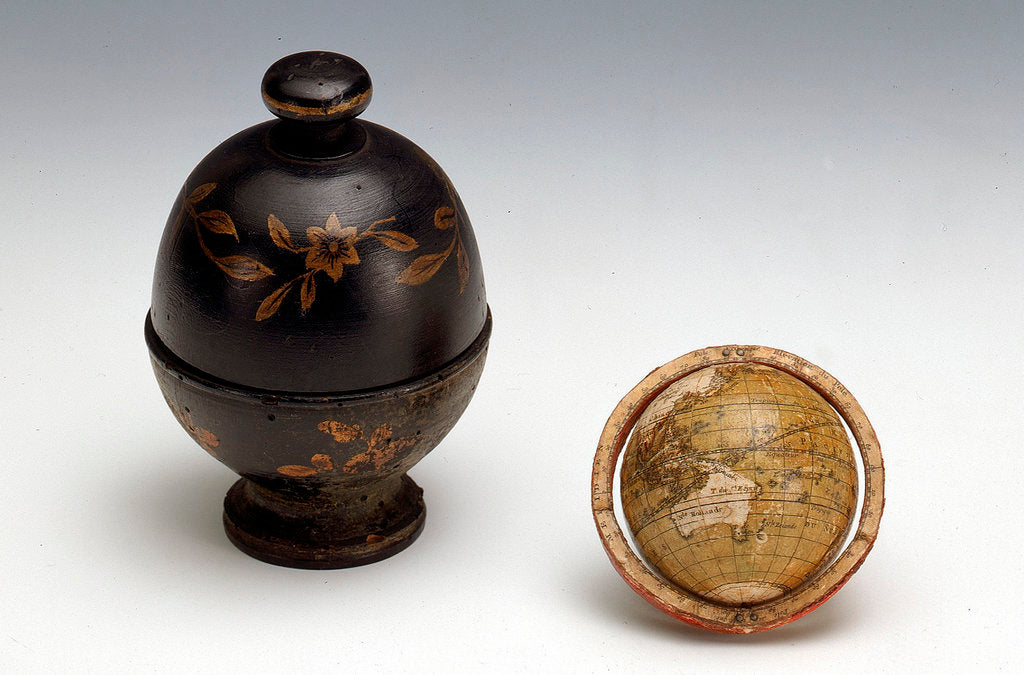 Detail of Sphere and case by Jean Fortin