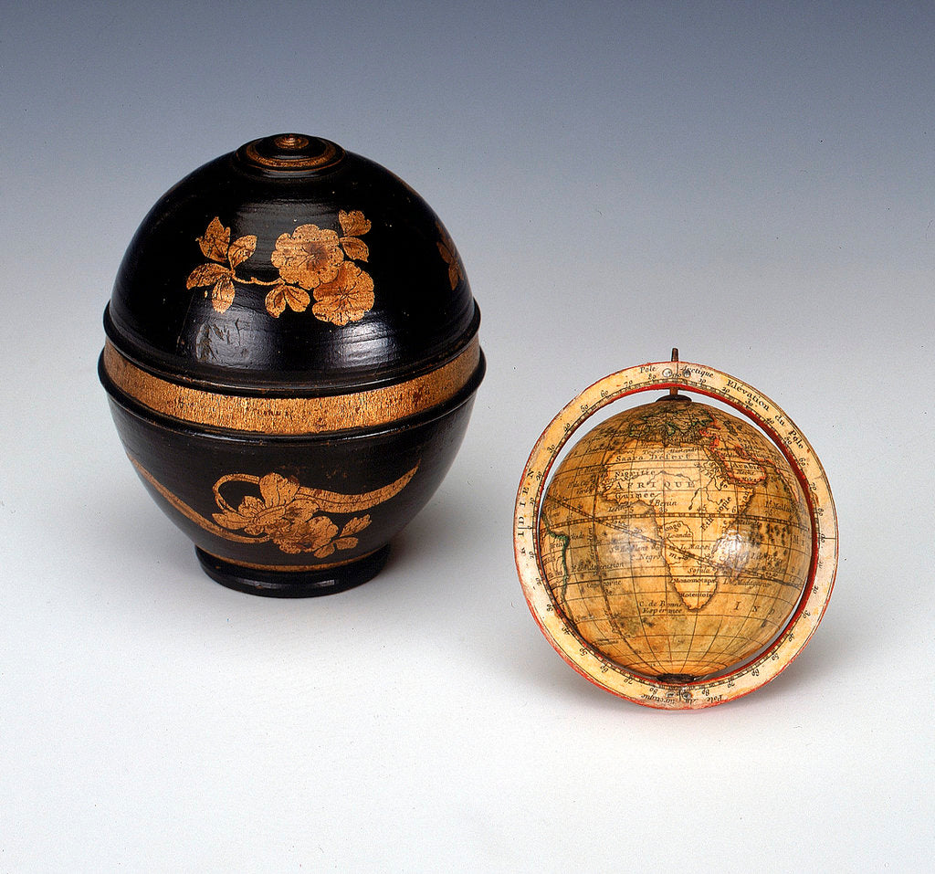 Detail of Sphere and case by Jean Fortin