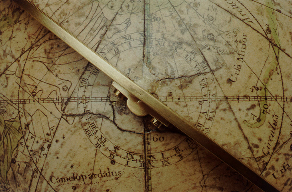 Detail of Meridian semi-circle by William Bardin