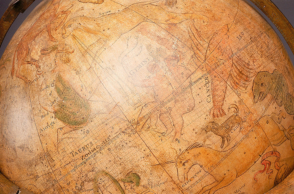 Detail of Stars and constellations by Benjamin Martin