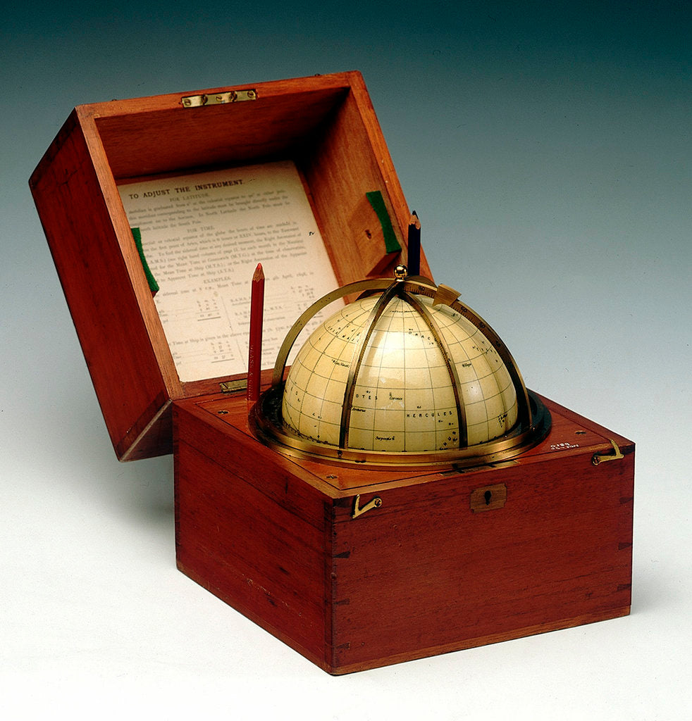 Detail of Sphere and box by Cary & Co