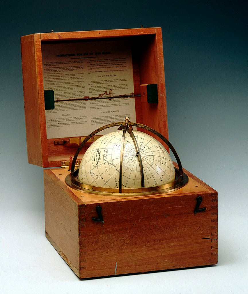 Detail of Sphere and box by Henry Hughes & Son