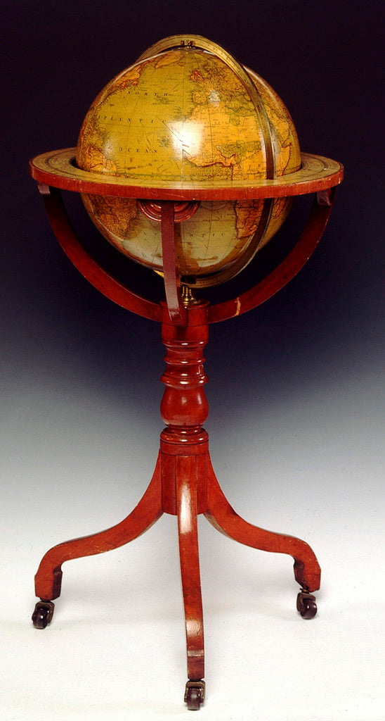 Detail of Sphere and stand by Newton & Co.