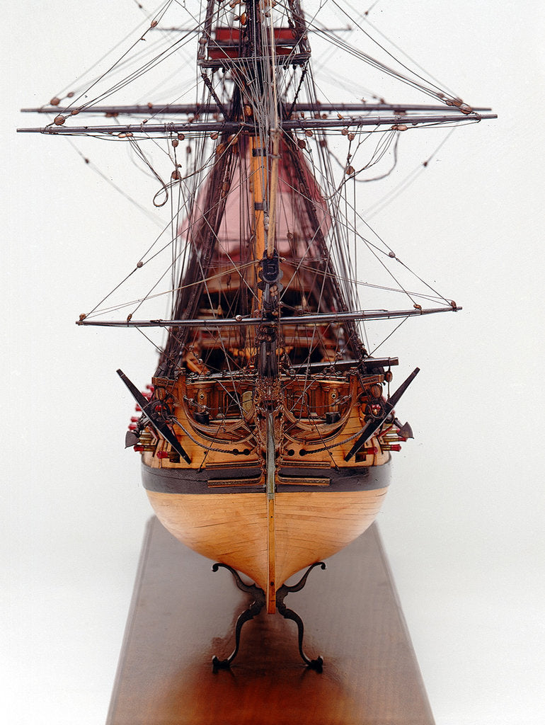 Detail of 'Ipswich', 70 guns by unknown