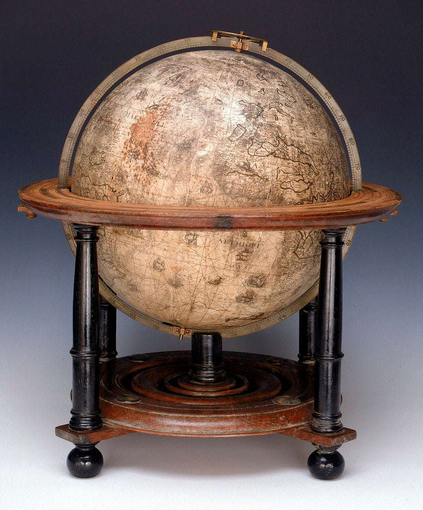 Detail of Sphere and stand by Willem Jansz Blaeu