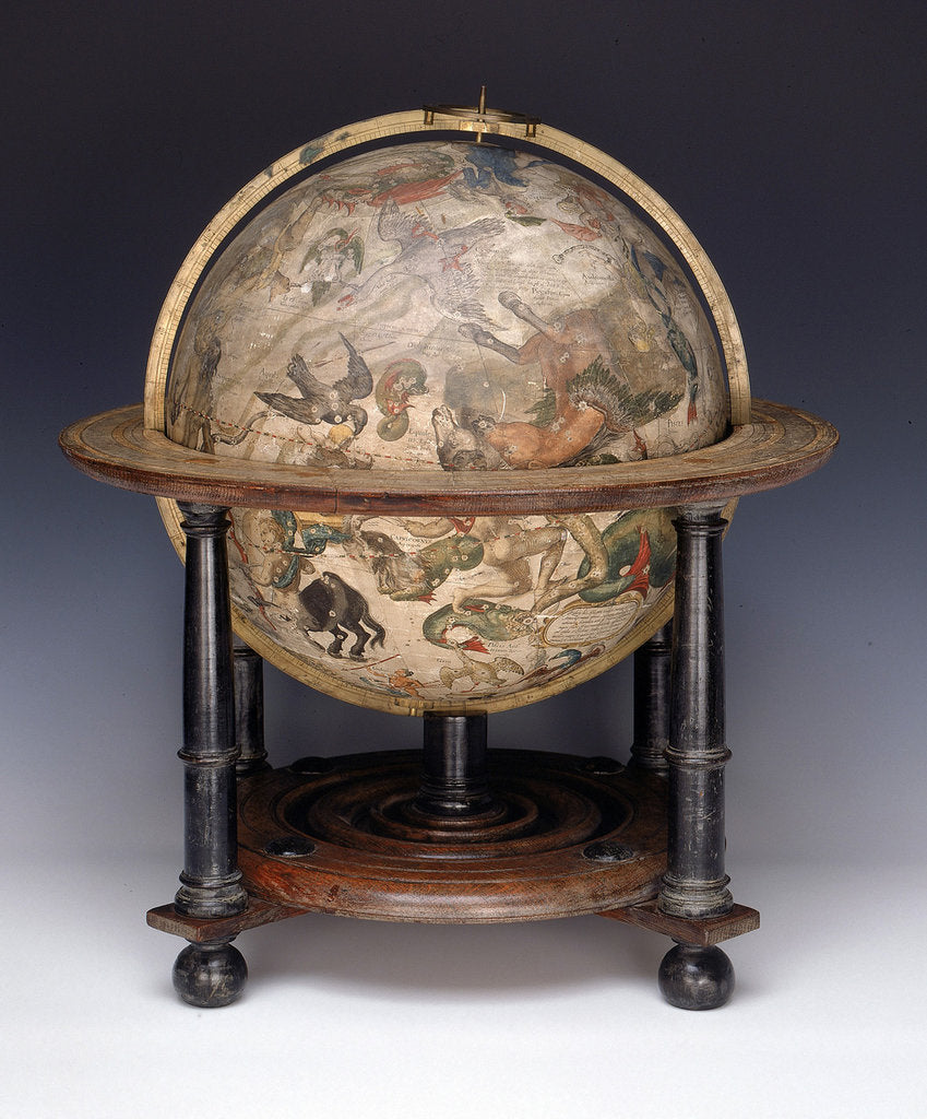 Detail of Sphere and stand by Willem Jansz Blaeu