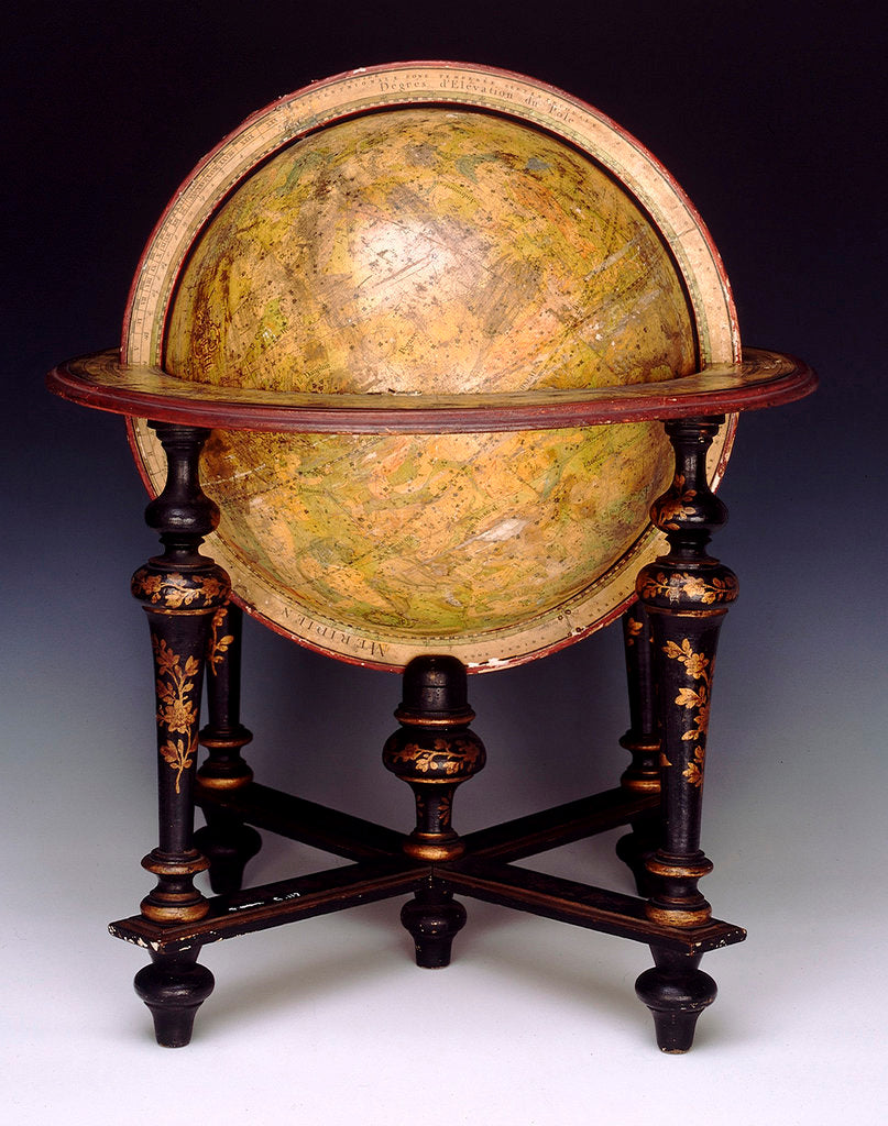 Detail of Sphere and stand by Charles-Francois Delamarche