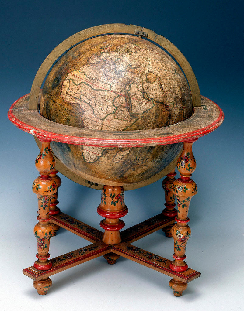 Detail of Sphere and stand by Guillaume Delisle