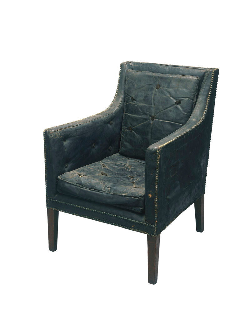Detail of Nelson's cabin armchair by unknown