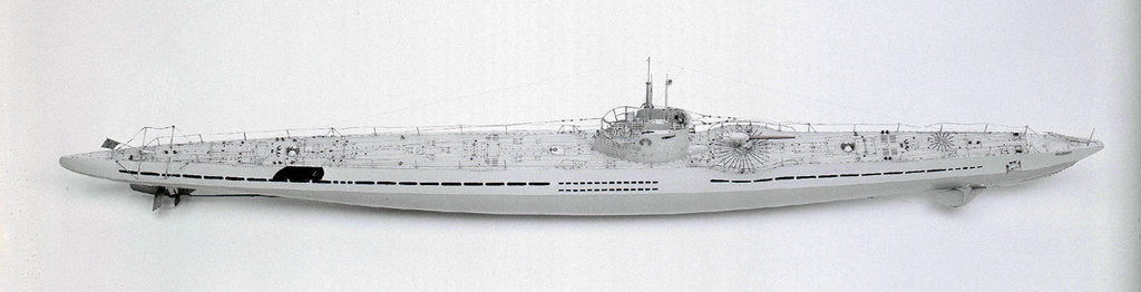 Detail of 'U25', starboard broadside by unknown