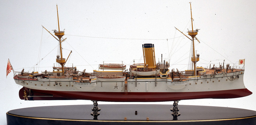 Detail of 'Takao', port broadside by unknown