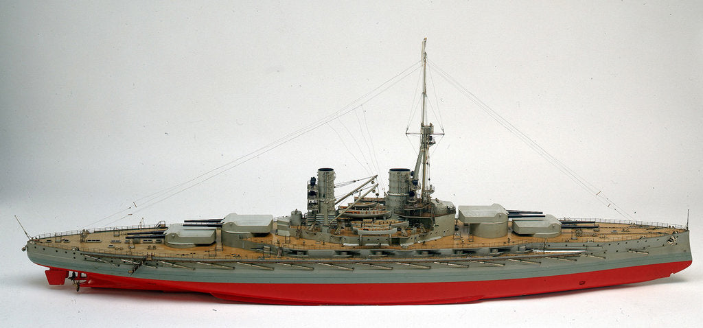 Detail of 'Baden', starboard broadside by unknown