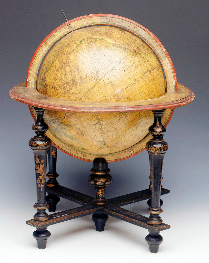 Detail of Sphere and stand by Charles-Francois Delamarche