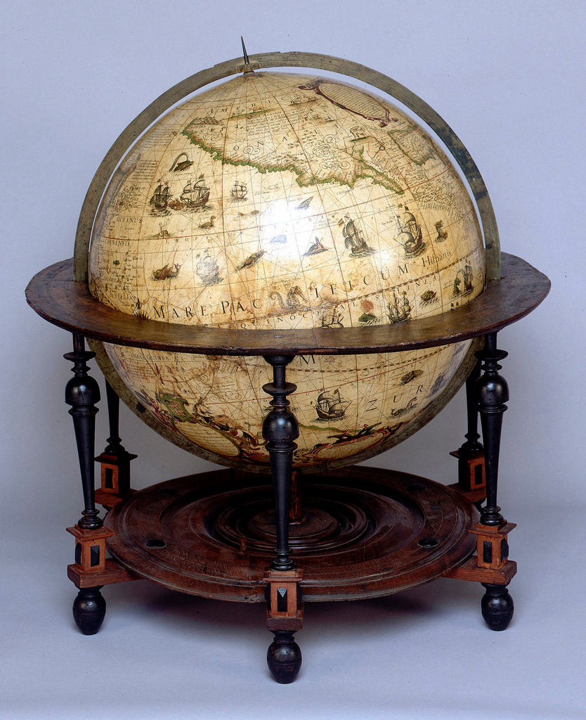Detail of Sphere and stand by Jodocus Hondius Jr