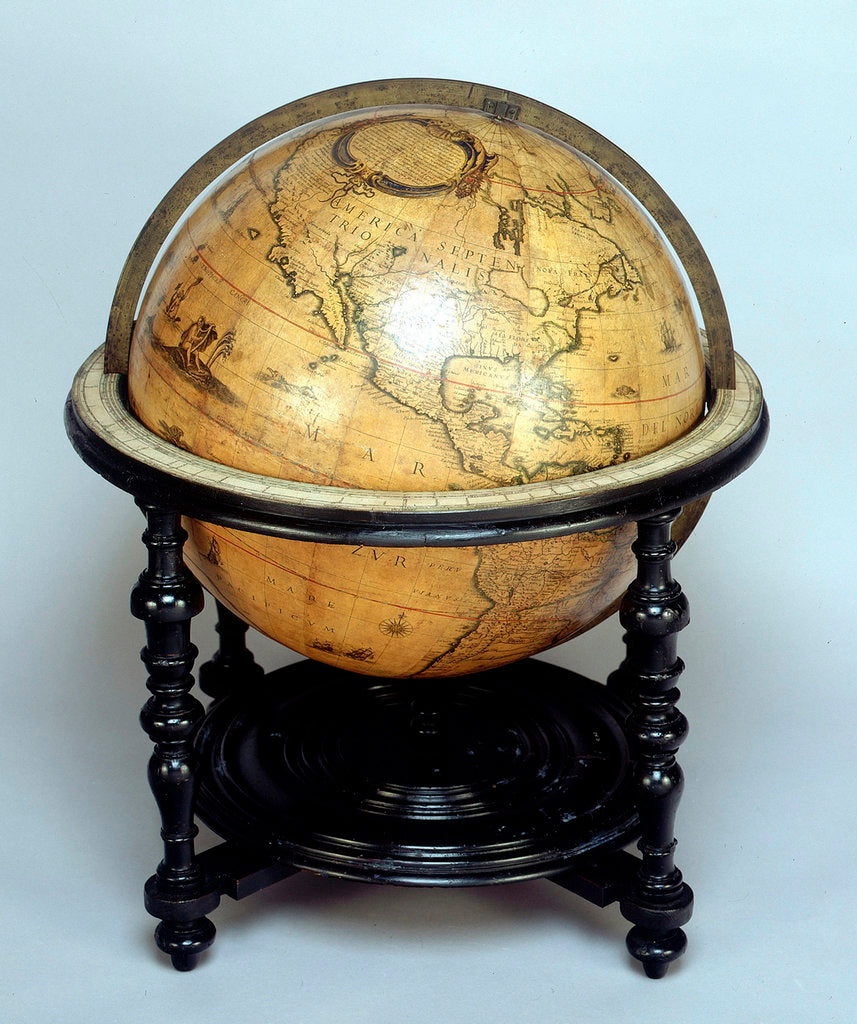 Detail of Sphere and stand by Matthaeus Greuter