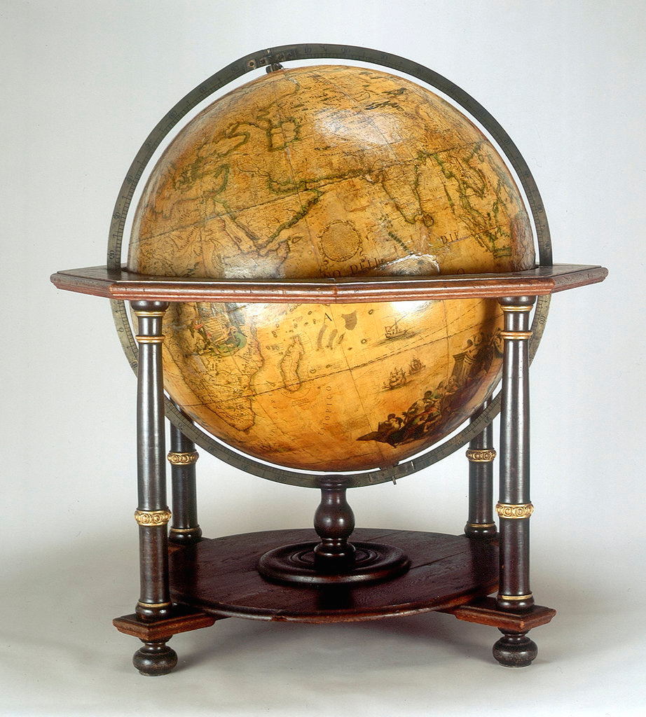 Detail of Sphere and stand by Vincenzo Coronelli