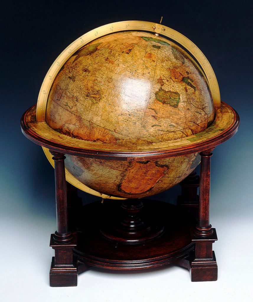 Detail of Sphere and stand by Gerard Mercator