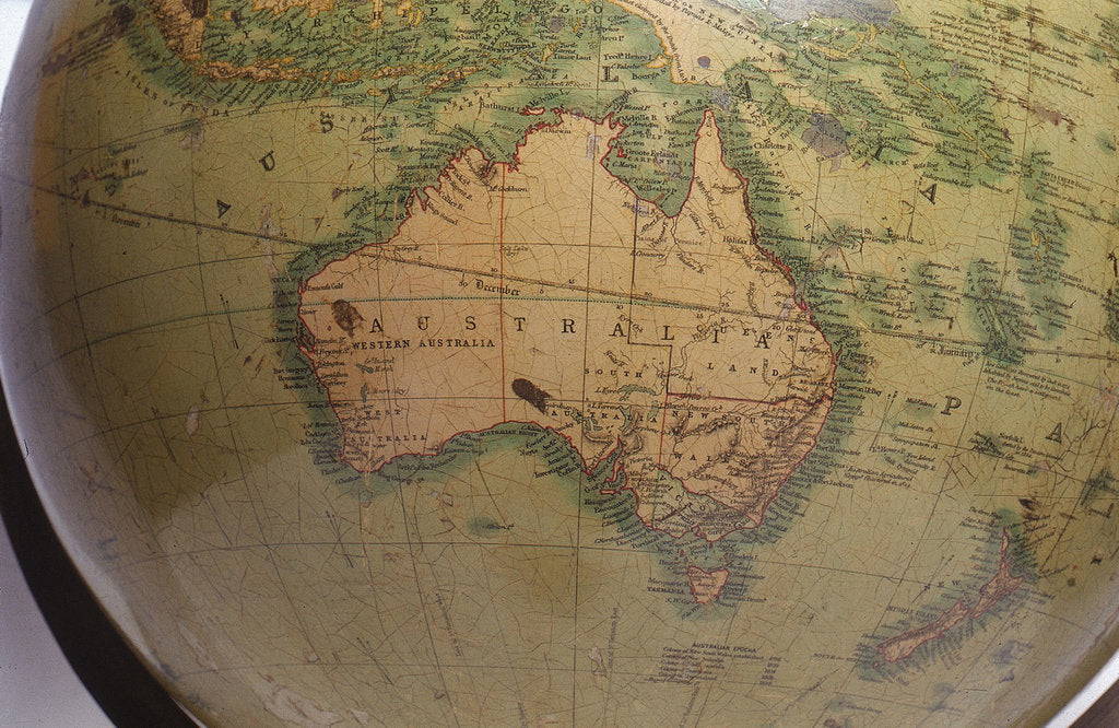 Detail of Australia by Edward Stanford