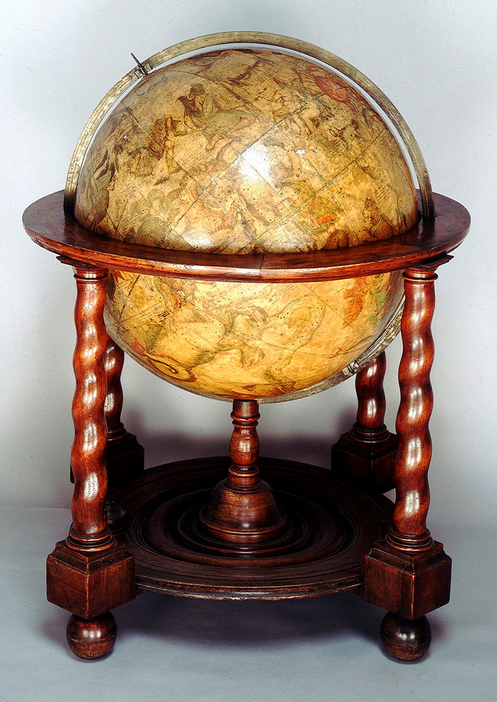 Detail of Sphere and stand by Willem Jansz Blaeu