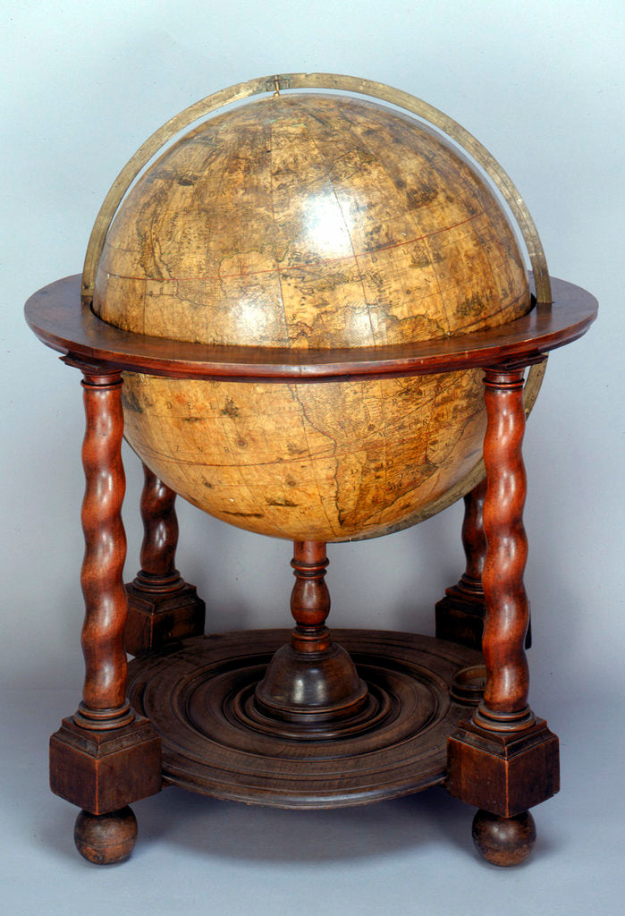 Detail of Sphere and stand by Willem Jansz Blaeu