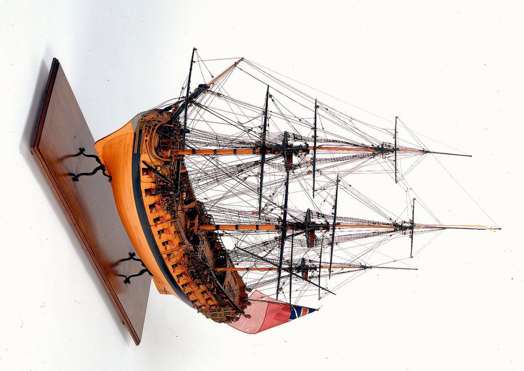 Detail of 'Ipswich', 70 guns by unknown
