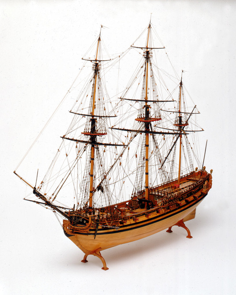 Detail of Ship of 20 guns by unknown