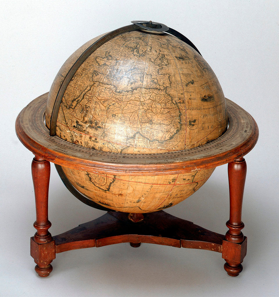 Detail of Sphere and stand by Vincenzo Coronelli