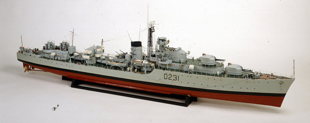 Detail of HMS 'Vigo', starboard by Norman Peters