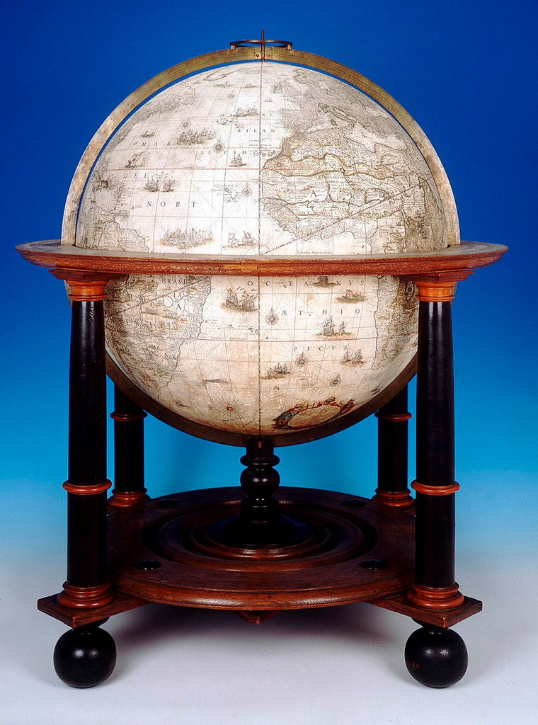 Detail of Sphere and stand by Willem Jansz Blaeu