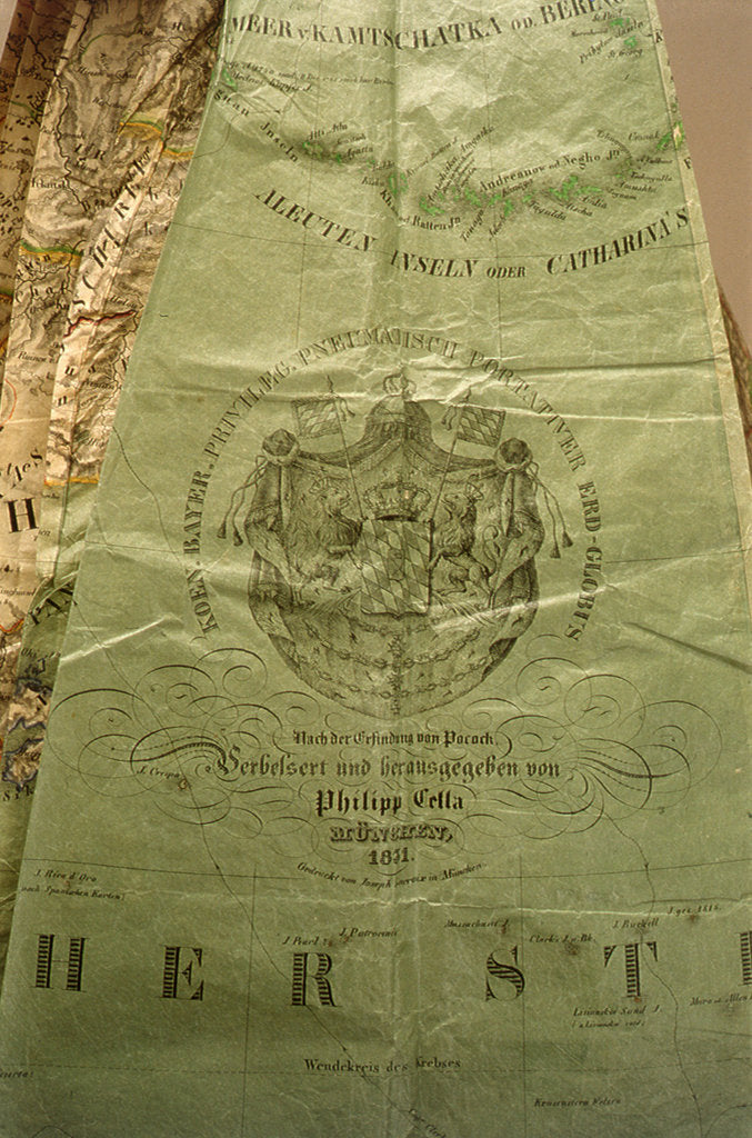 Detail of Inscriptions in North Pacific Ocean by Philipp Cella