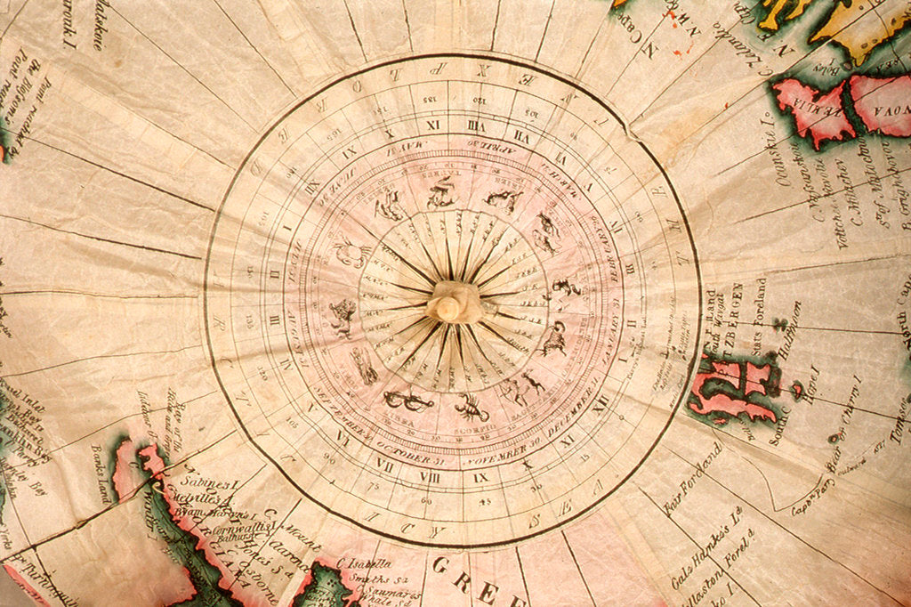 Detail of Scale for the zodiac at North Pole by George Pocock