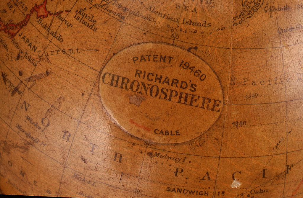 Detail of Cartouche on a label by S. Smith & Son