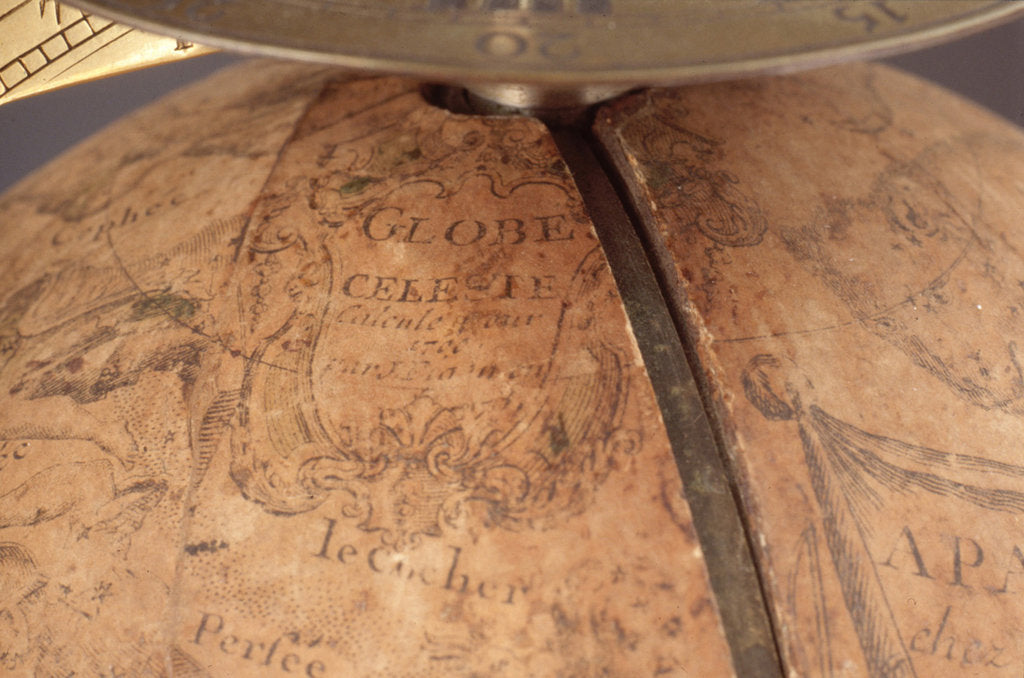 Detail of Cartouche above Gemini by Jean Baptiste Cattin