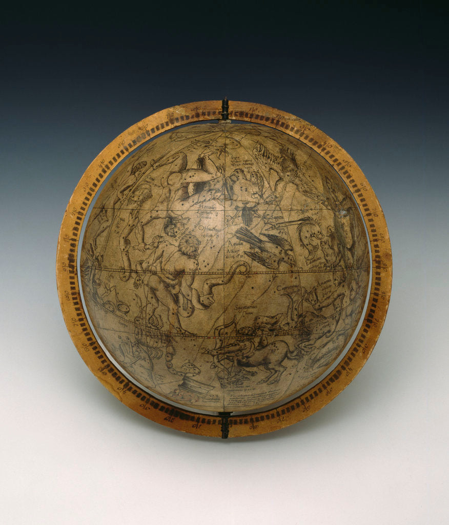 Detail of Sphere showing Meridian Ring 270 degrees by Gemma Frisius