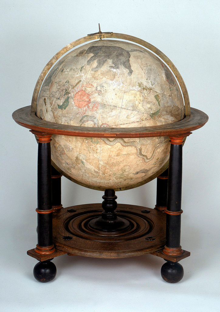 Detail of Sphere and stand by Willem Jansz Blaeu