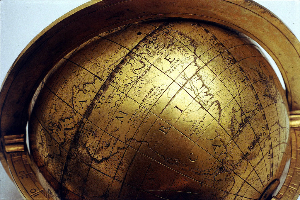 Detail of South America by unknown