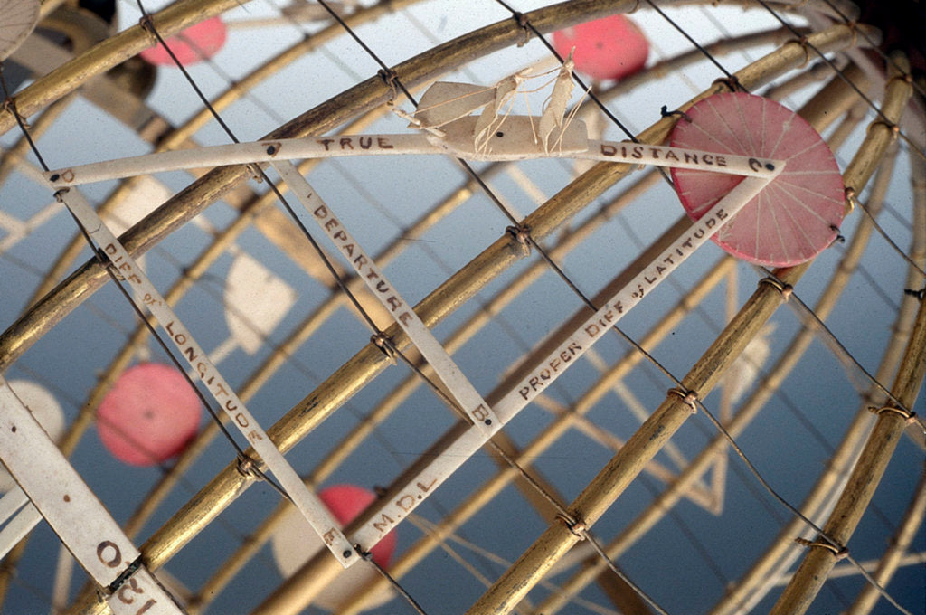 Detail of Ivory ship and course by Charles Hatch