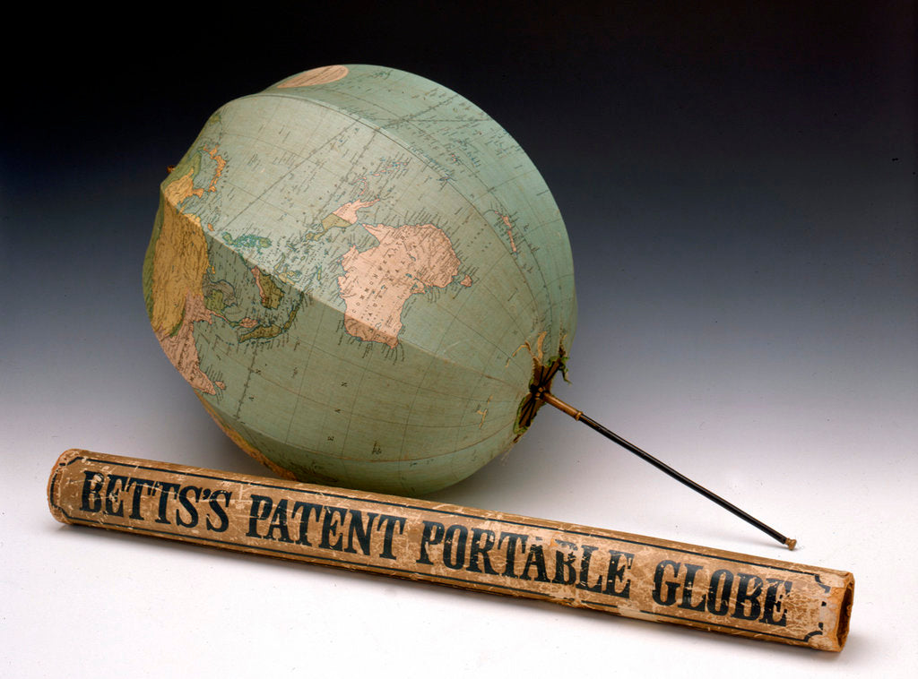 Detail of Assembled globe and box by George Philip & Son