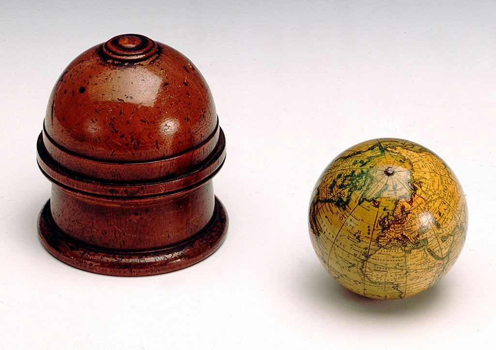 Detail of Sphere and case by Newton & Co.