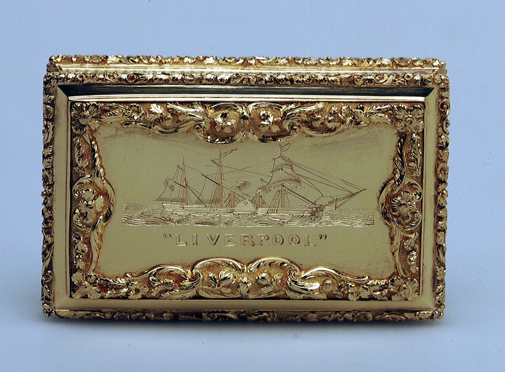 Detail of Snuffbox by Nathaniel Mills