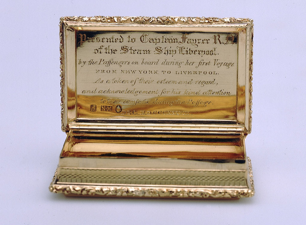Detail of Snuffbox by Nathaniel Mills
