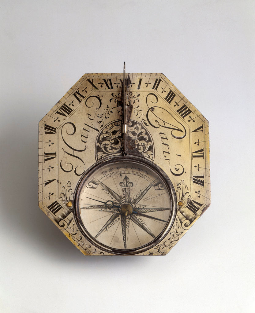 Detail of Butterfield dial by Thomas Haye