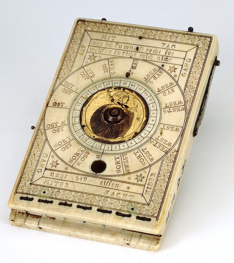 Detail of Diptych dial, leaf Ia by Paul Reinmann
